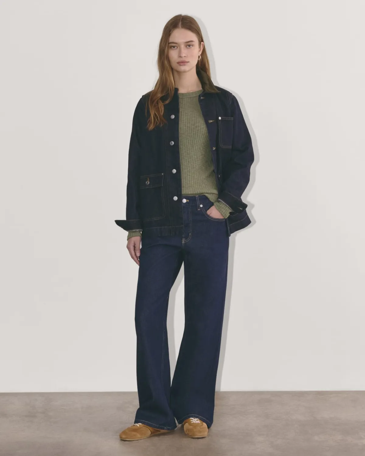 Everlane Tops*The Cozy Rib Long-Sleeve Tee