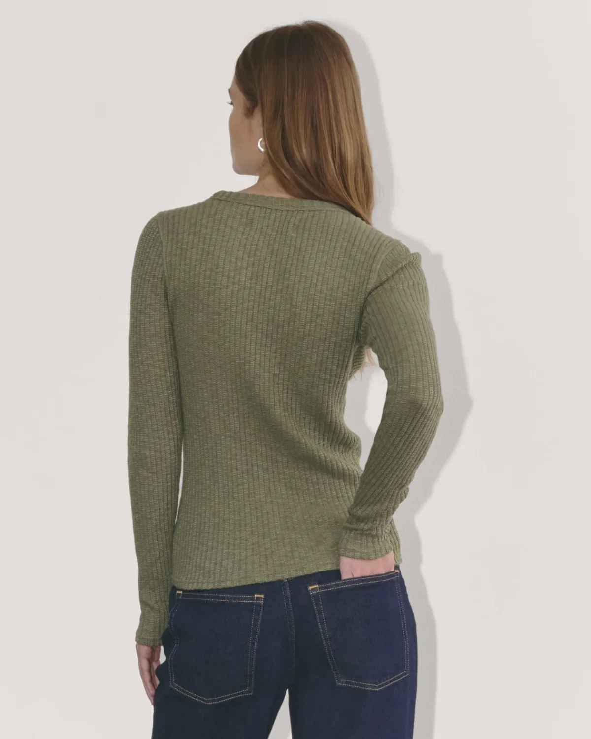 Everlane Tops*The Cozy Rib Long-Sleeve Tee