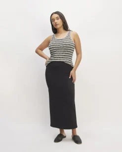 Everlane Tops*The Cozy Rib Tank Bone / Black