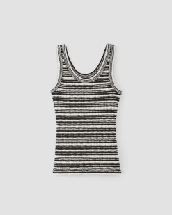 Everlane Tops*The Cozy Rib Tank Bone / Black