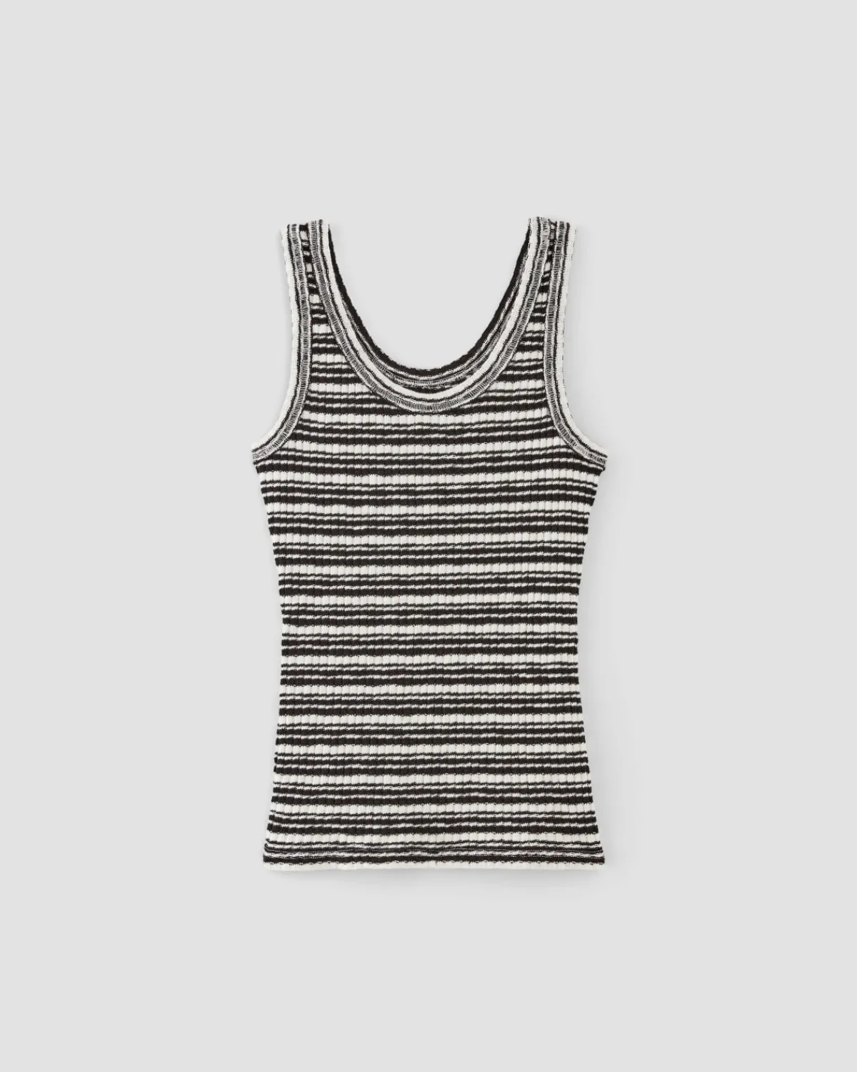 Everlane Tops*The Cozy Rib Tank Bone / Black