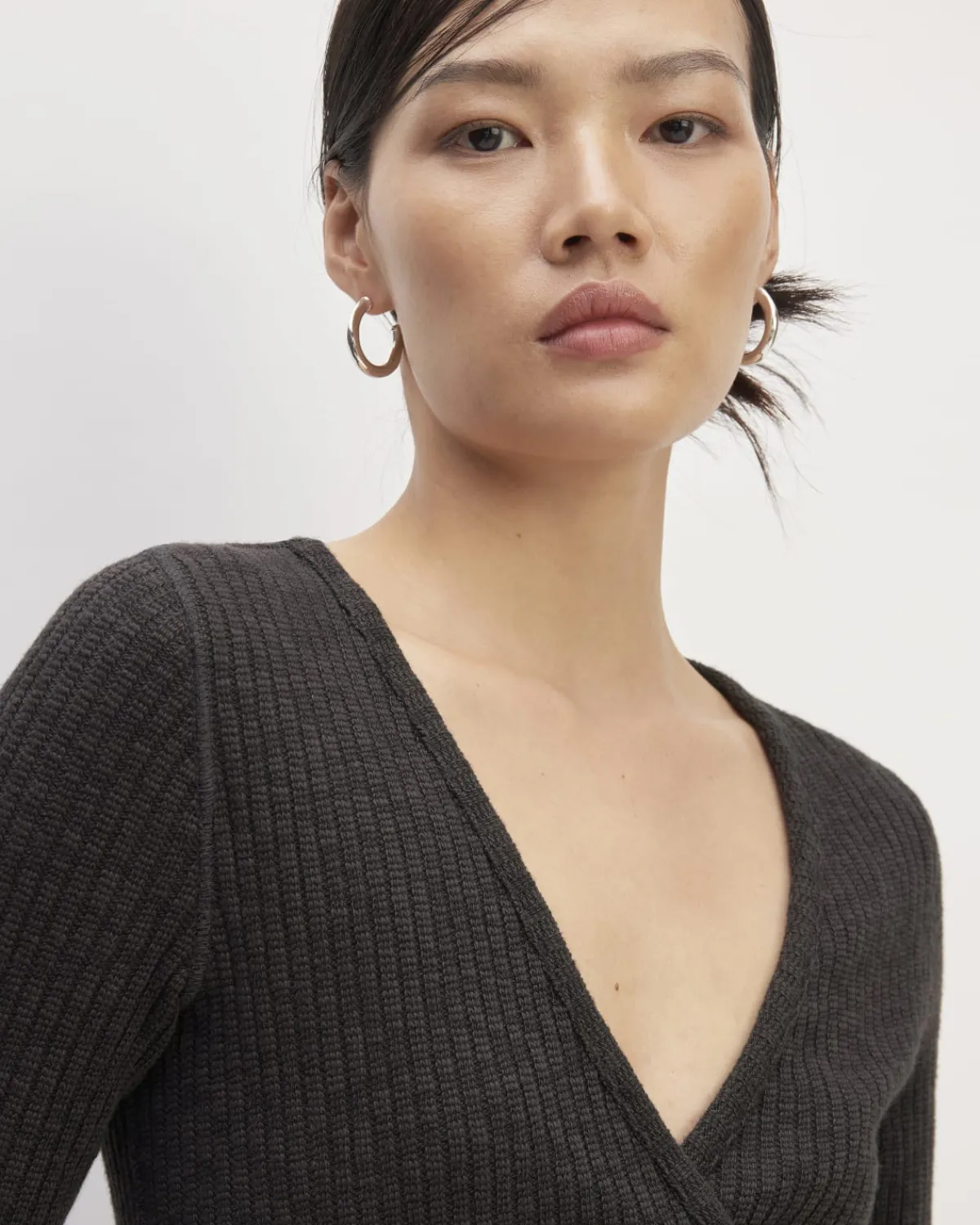 Everlane Tops*The Cozy Rib Wrap Top