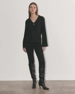 Everlane Tops*The Crinkle Long-Sleeve