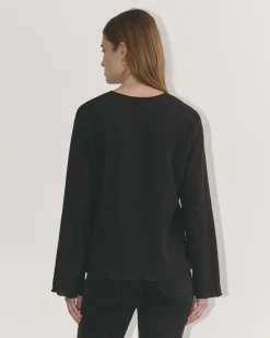 Everlane Tops*The Crinkle Long-Sleeve