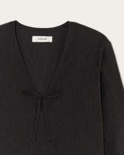 Everlane Tops*The Crinkle Long-Sleeve