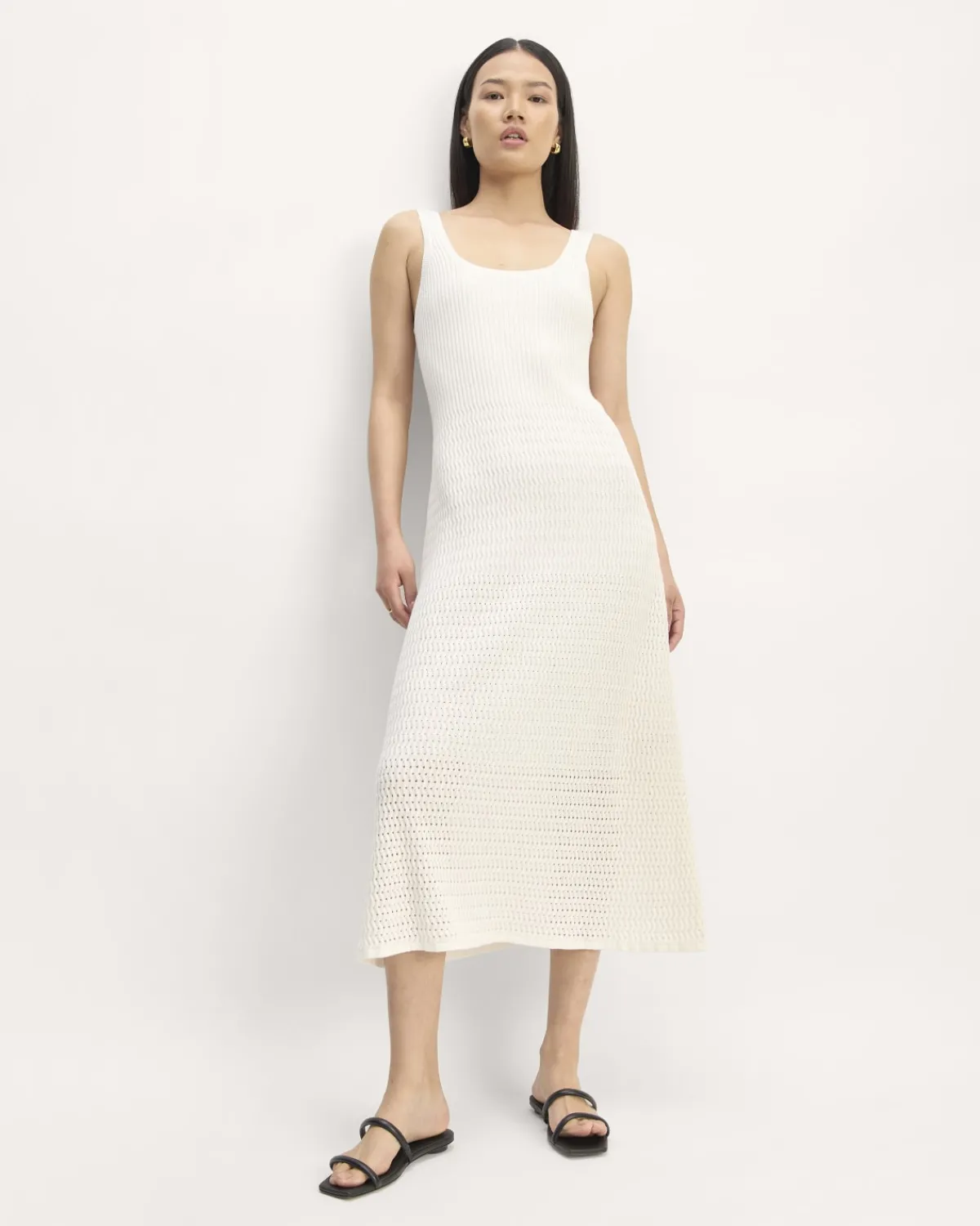 Everlane Dresses*The Crochet Knit Tank Dress