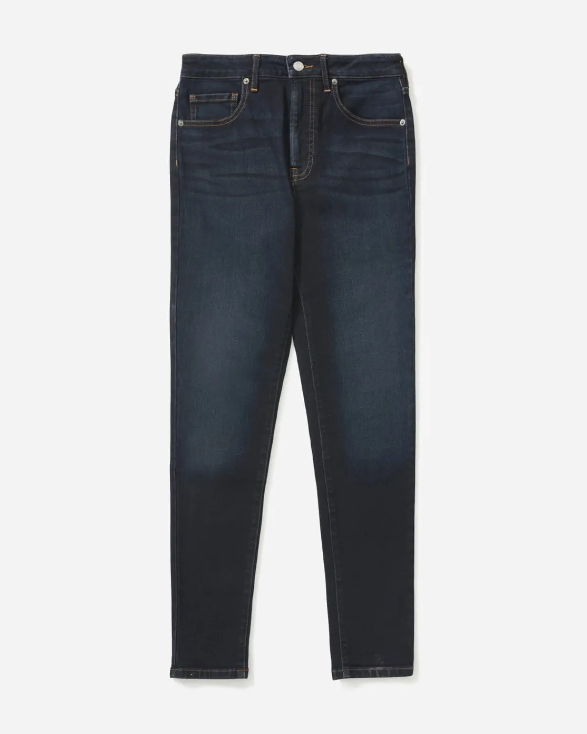 Everlane Jeans*The Curvy Authentic Stretch High-Rise Skinny Jean Dark Blue Wash
