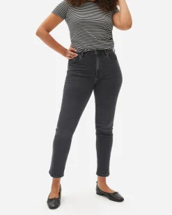 Everlane Jeans|Slim Jeans*The Curvy Cheeky® Straight Jean Washed Black