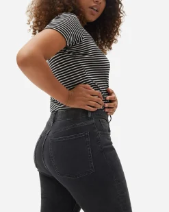 Everlane Jeans|Slim Jeans*The Curvy Cheeky® Straight Jean Washed Black