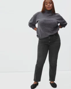 Everlane Jeans|Slim Jeans*The Curvy Cheeky® Straight Jean Washed Black