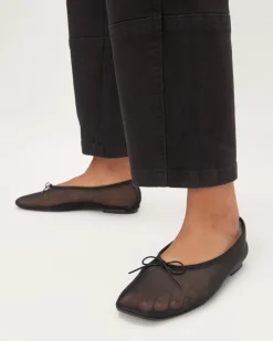 Everlane Shoes|Ballet Flats*The Day Ballet Flat Black Mesh