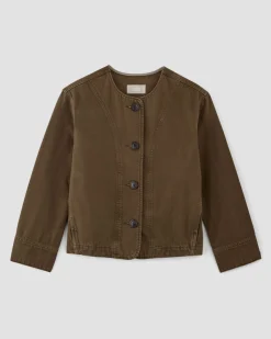 Everlane Jackets & Coats|Jackets*The Denim Barrel Jacket Calico Ecru