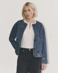 Everlane Jackets & Coats|Jackets*The Denim Barrel Jacket Calico Ecru