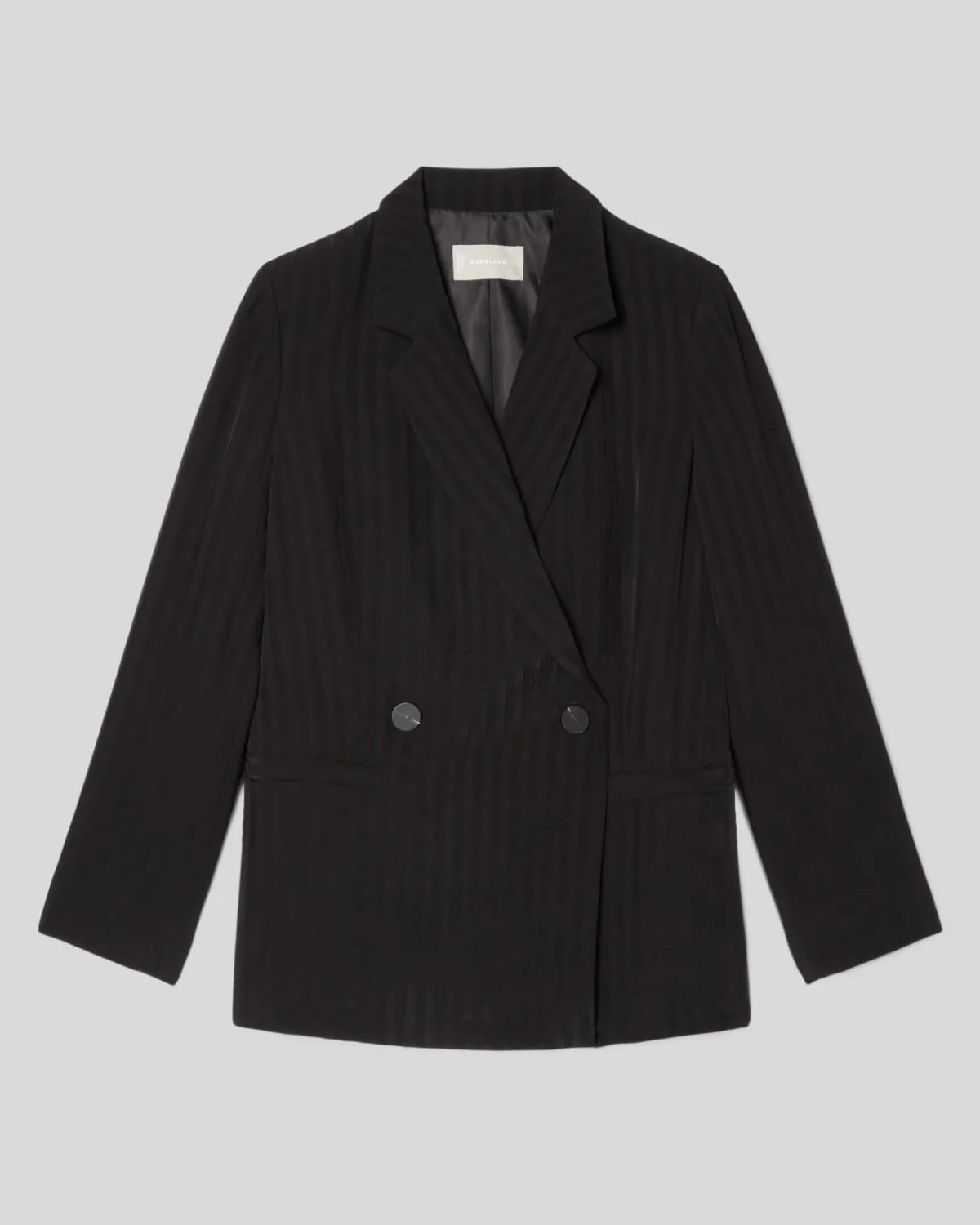 Everlane Jackets & Coats|Blazers*The Drapey City Stripe Blazer Black