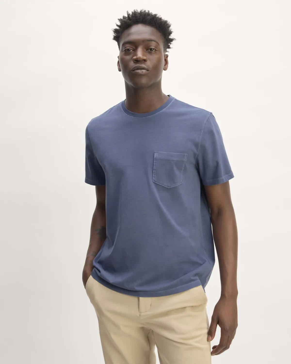 Everlane Tees*The Essential Organic Garment-Dyed Crew