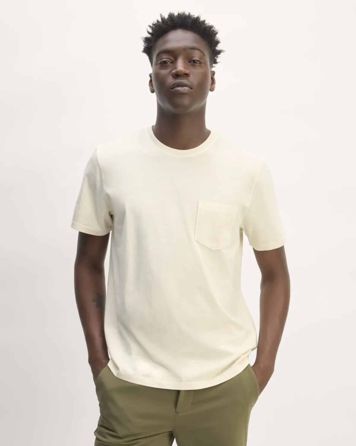 Everlane Tees*The Essential Organic Garment-Dyed Crew