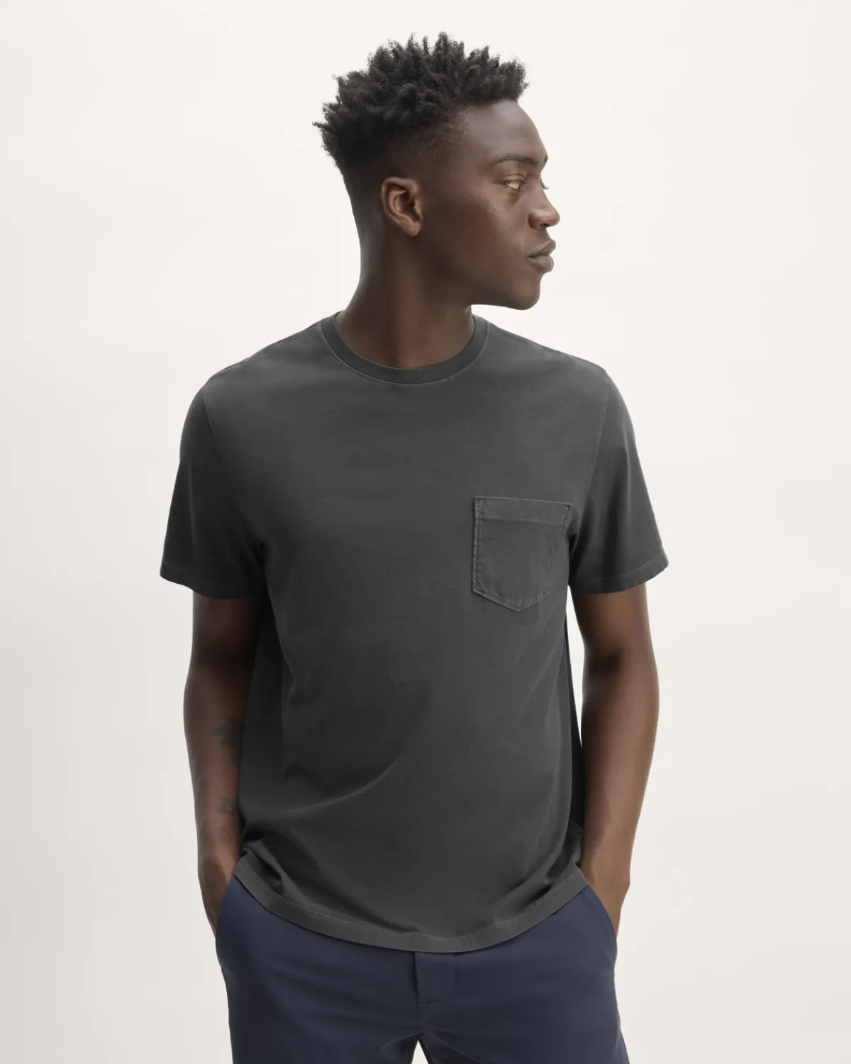 Everlane Tees*The Essential Organic Garment-Dyed Crew