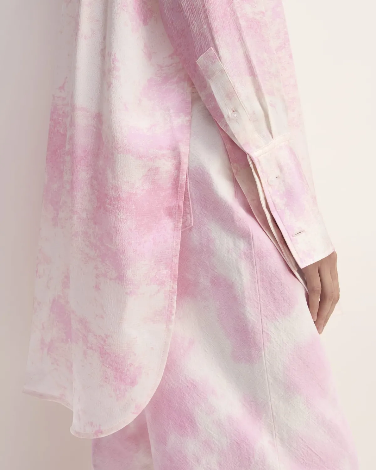 Everlane Tops*The x Marques' Almeida Satin Tie-Dye Shirt