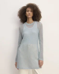 Everlane Sweaters|Crew Sweaters*The x Marques' Almeida Alpaca Mesh Tunic Mist