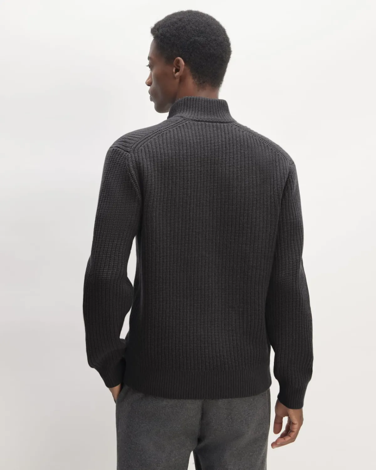 Everlane Sweaters|Turtleneck Sweaters*The Felted Merino Half-Zip Sweater