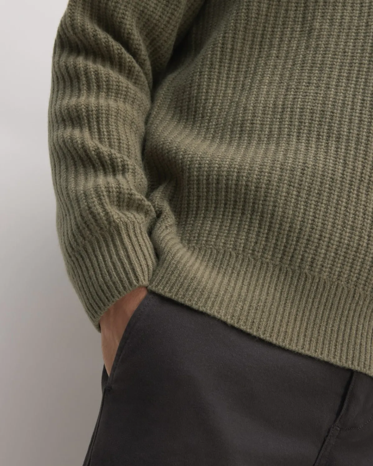 Everlane Sweaters|Turtleneck Sweaters*The Felted Merino Half-Zip Sweater