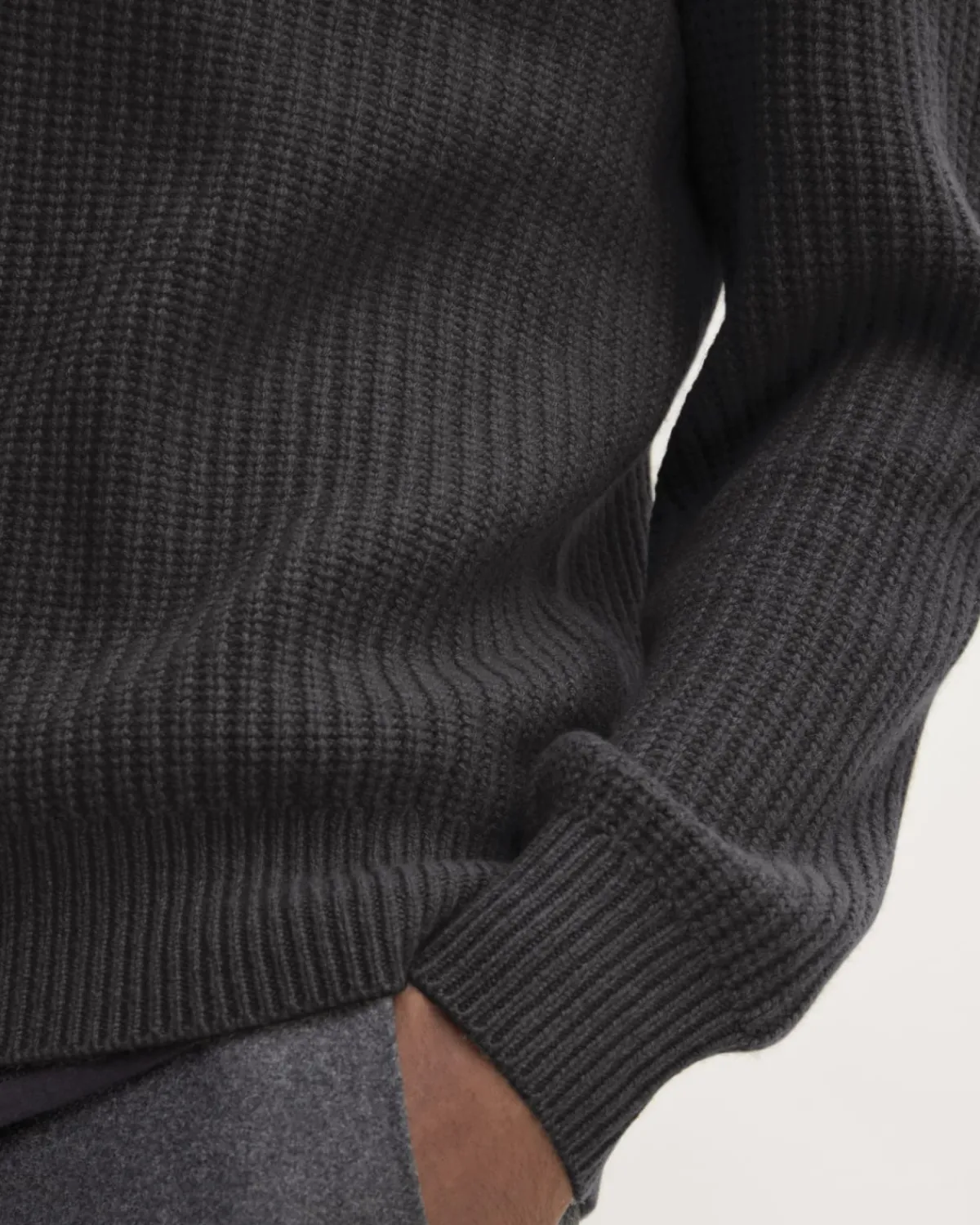 Everlane Sweaters|Turtleneck Sweaters*The Felted Merino Half-Zip Sweater