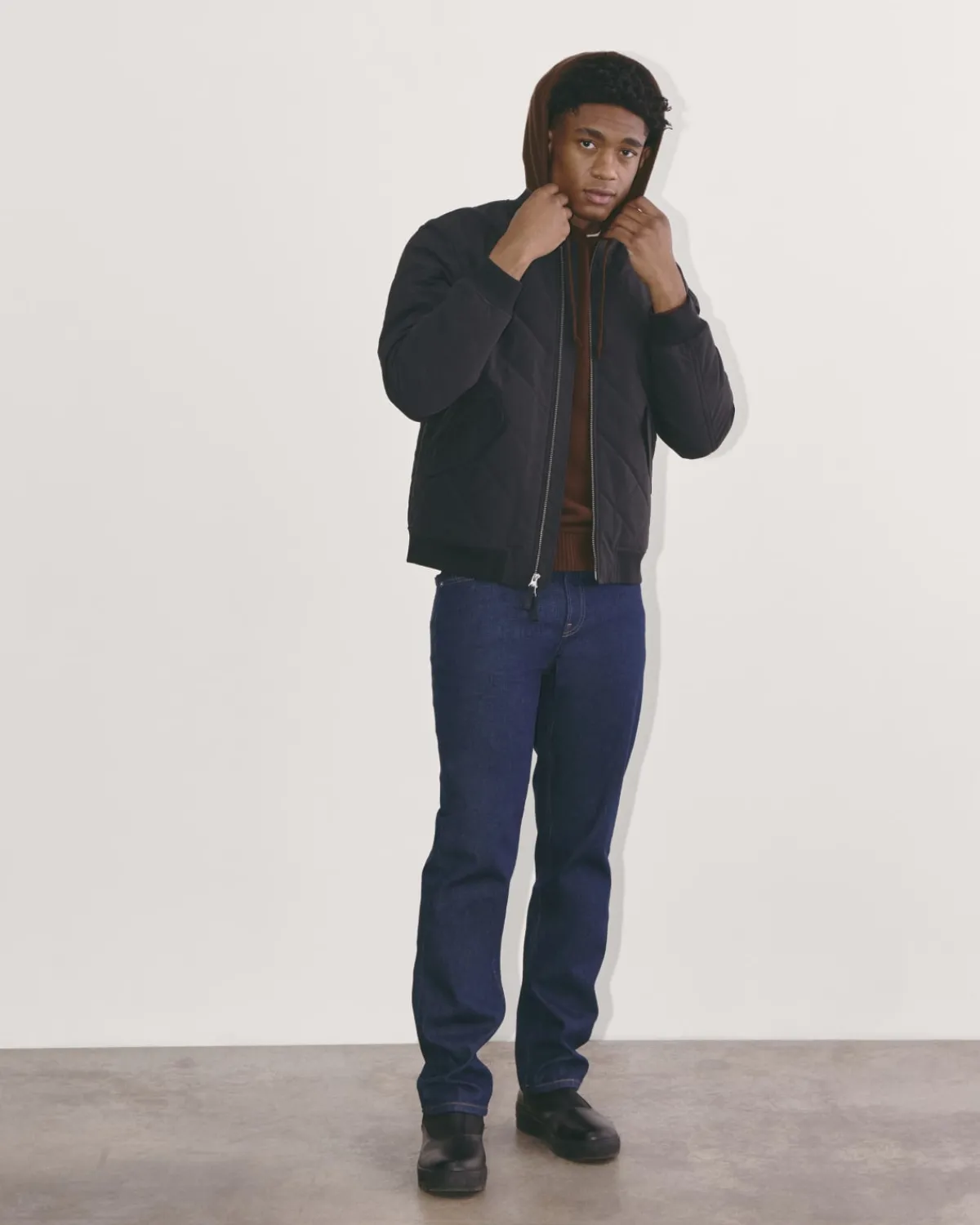 Everlane Sweaters|Turtleneck Sweaters*The Felted Merino Hoodie