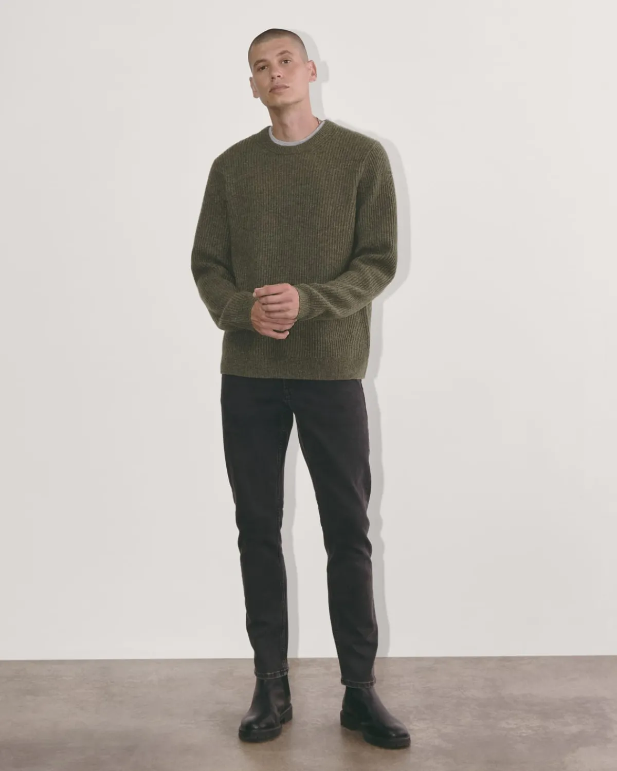 Everlane Sweaters|Crew Sweaters*The Fisherman Crew in Wool Cashmere