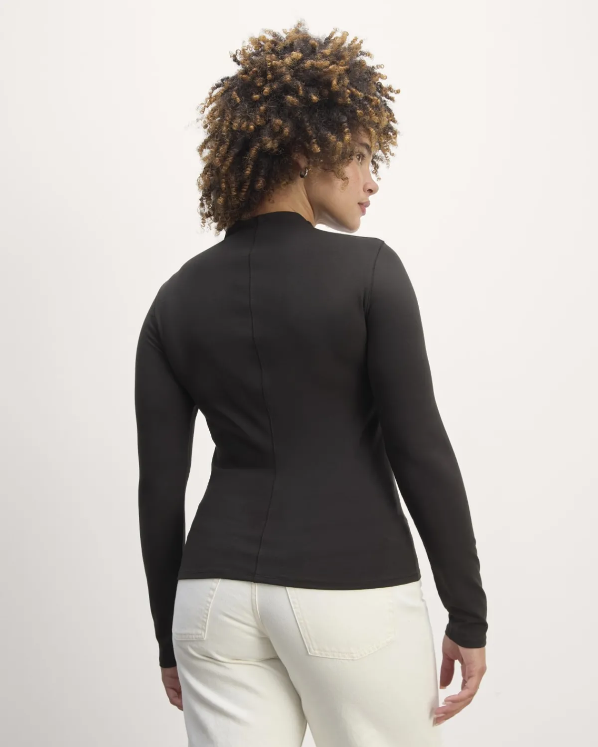 Everlane Tees|Long Sleeve Tees*The Form Funnel-Neck Tee