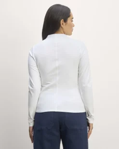 Everlane Tees|Long Sleeve Tees*The Form Funnel-Neck Tee