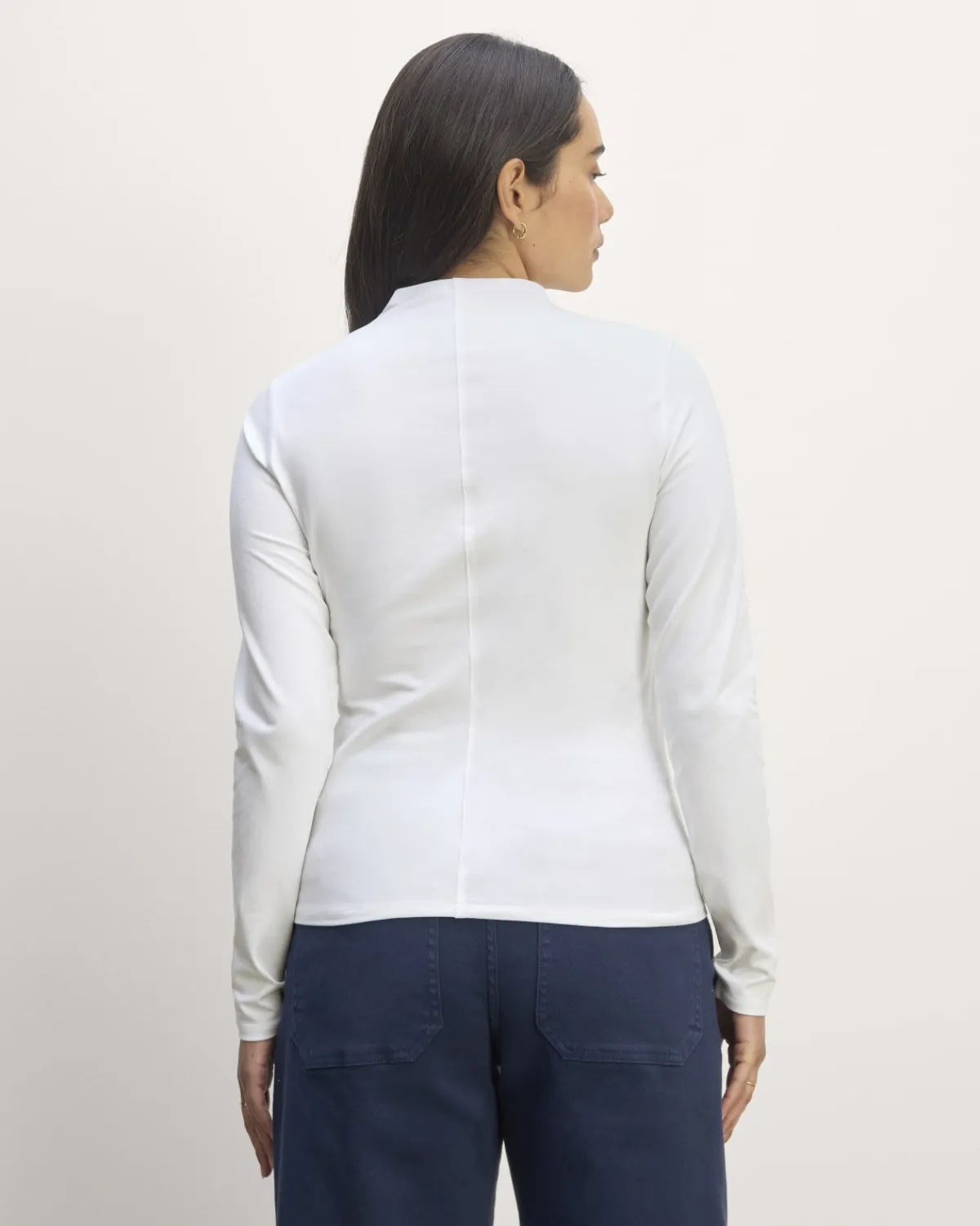 Everlane Tees|Long Sleeve Tees*The Form Funnel-Neck Tee