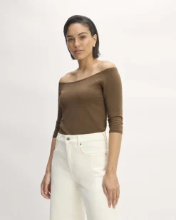 Everlane Tops*The Form Off-Shoulder Top