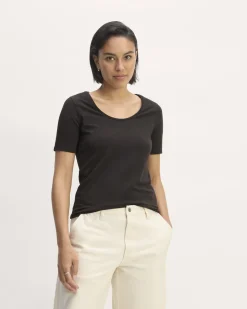 Everlane Tees|Short Sleeve Tees*The Form Scoop-Neck Tee