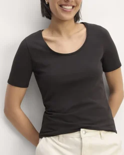 Everlane Tees|Short Sleeve Tees*The Form Scoop-Neck Tee