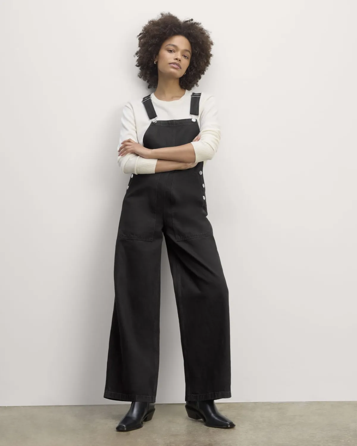 Everlane Jeans*The Gardener Overall Black