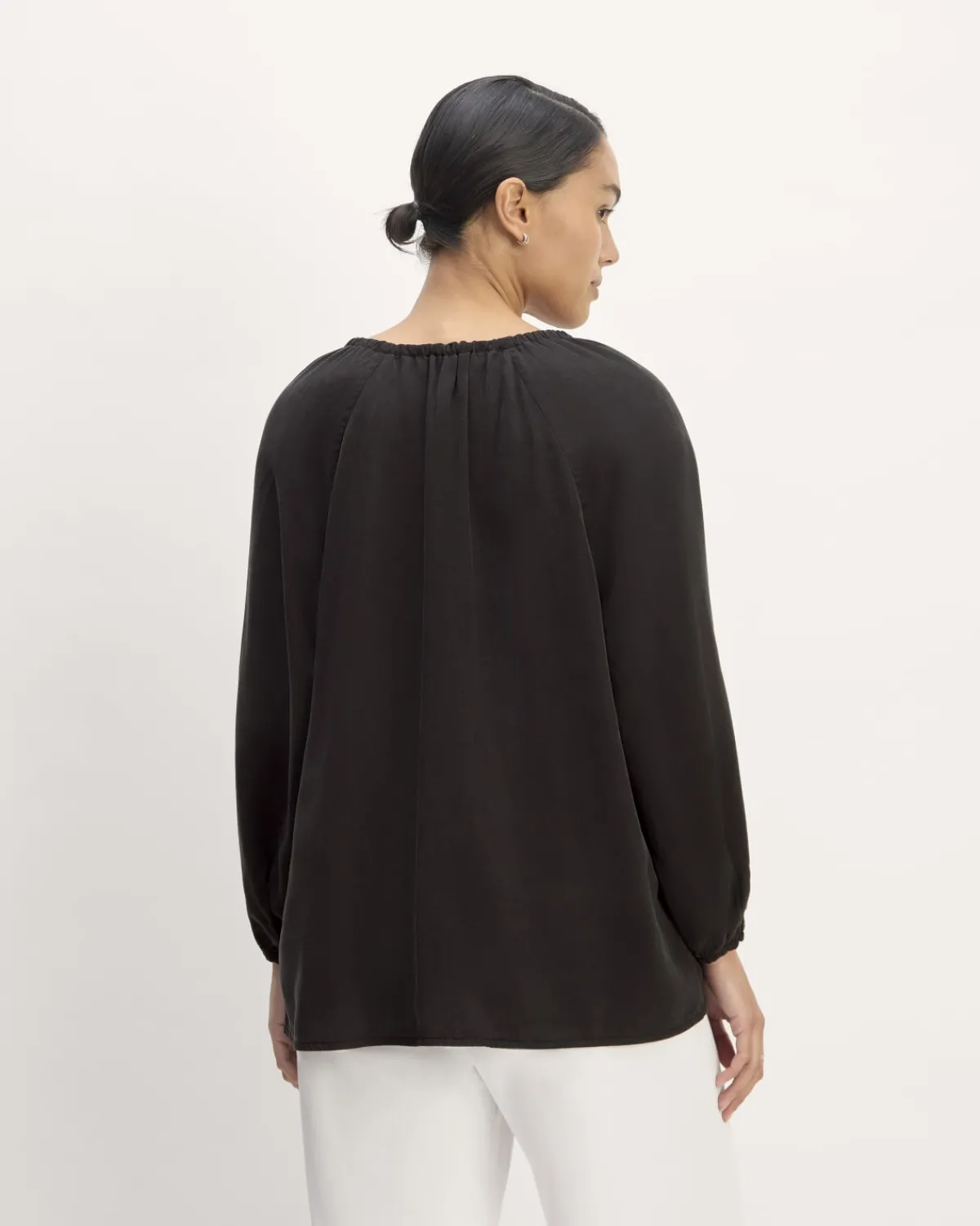 Everlane Tops*The Gathered Shirt in Butterlite