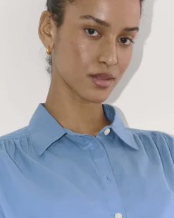 Everlane Tops*The Gathered Shirt in Silky Cotton