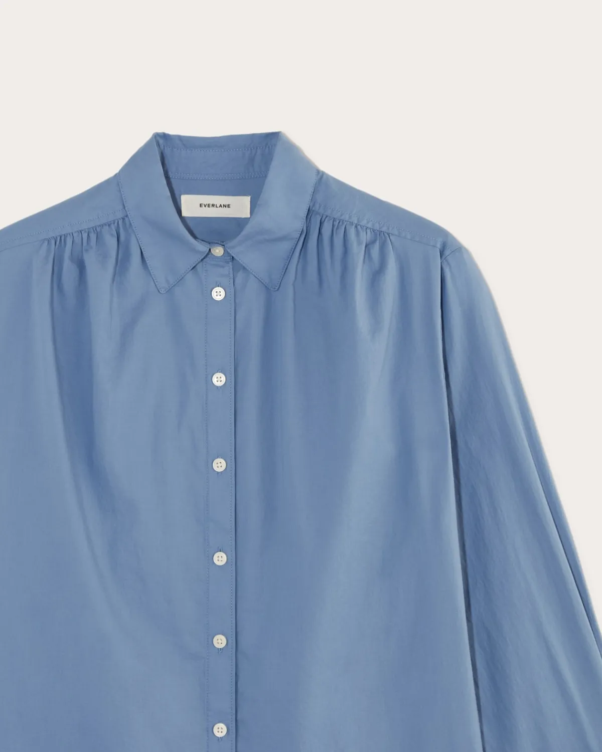 Everlane Tops*The Gathered Shirt in Silky Cotton