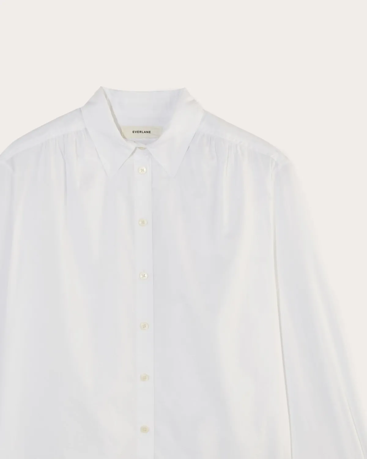 Everlane Tops*The Gathered Shirt in Silky Cotton