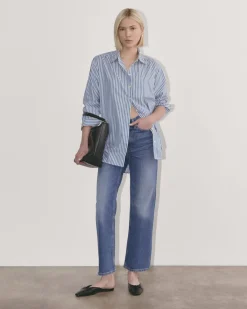 Everlane Tops*The Gathered Shirt in Silky Cotton