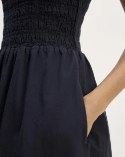 Everlane Dresses*The Gauze Smock Dress Navy