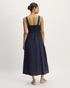 Everlane Dresses*The Gauze Smock Dress Navy