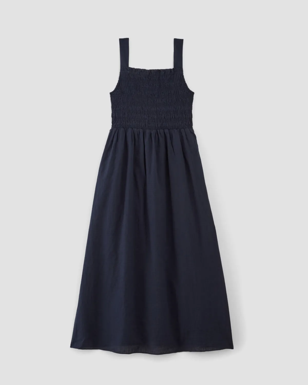Everlane Dresses*The Gauze Smock Dress Navy