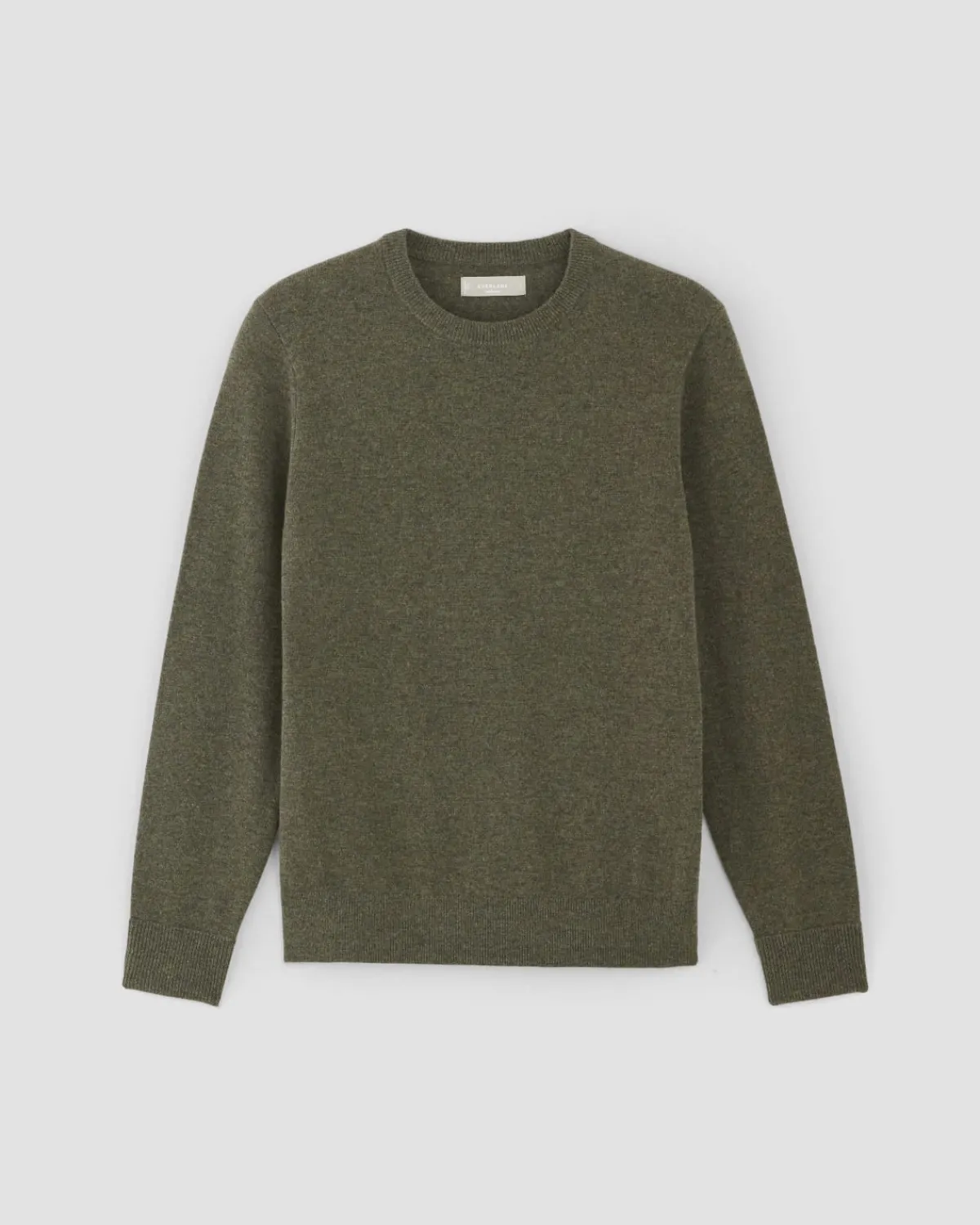 Everlane Sweaters|Turtleneck Sweaters*The Grade-A Cashmere Crew Heather Scarab Green