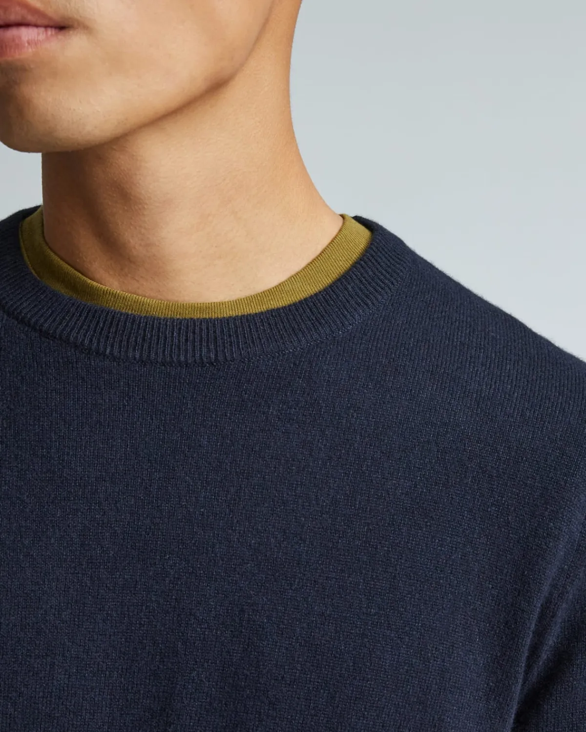 Everlane Sweaters|Turtleneck Sweaters*The Grade-A Cashmere Crew Heather Scarab Green