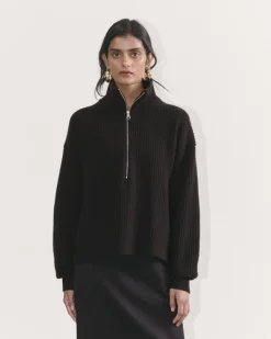 Everlane Sweaters*The Half-Zip Sweater in Luxe Merino