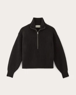 Everlane Sweaters*The Half-Zip Sweater in Luxe Merino
