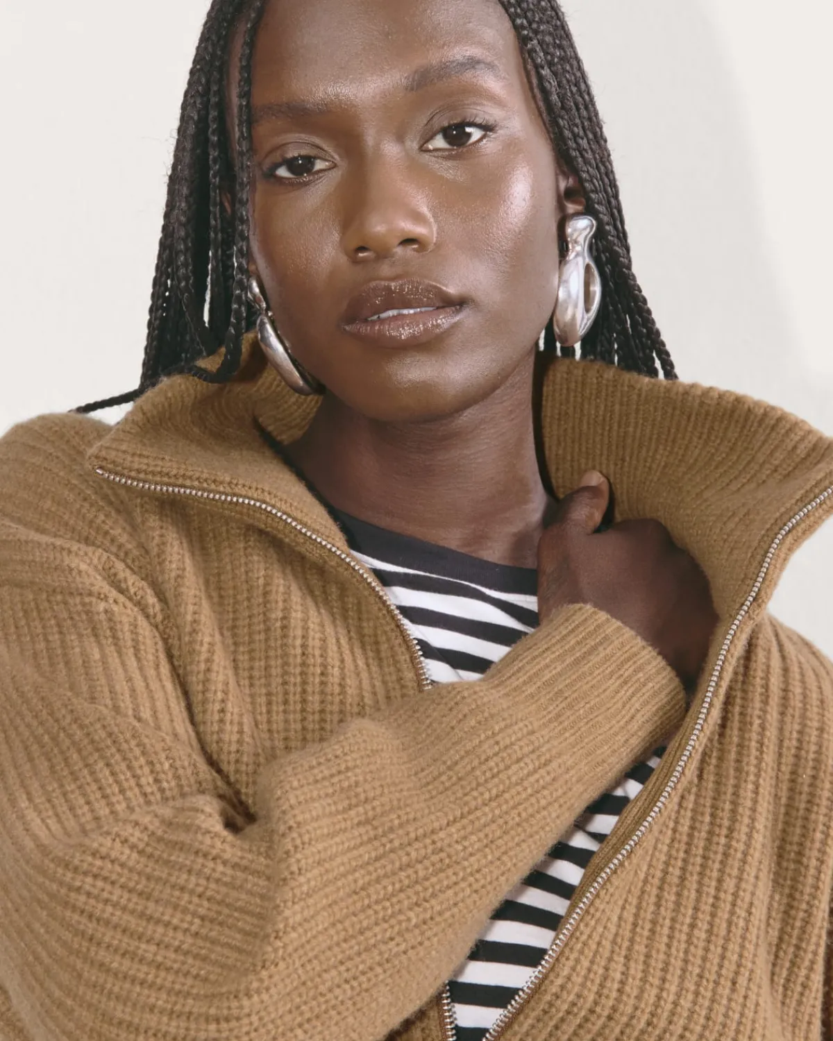 Everlane Sweaters*The Half-Zip Sweater in Luxe Merino