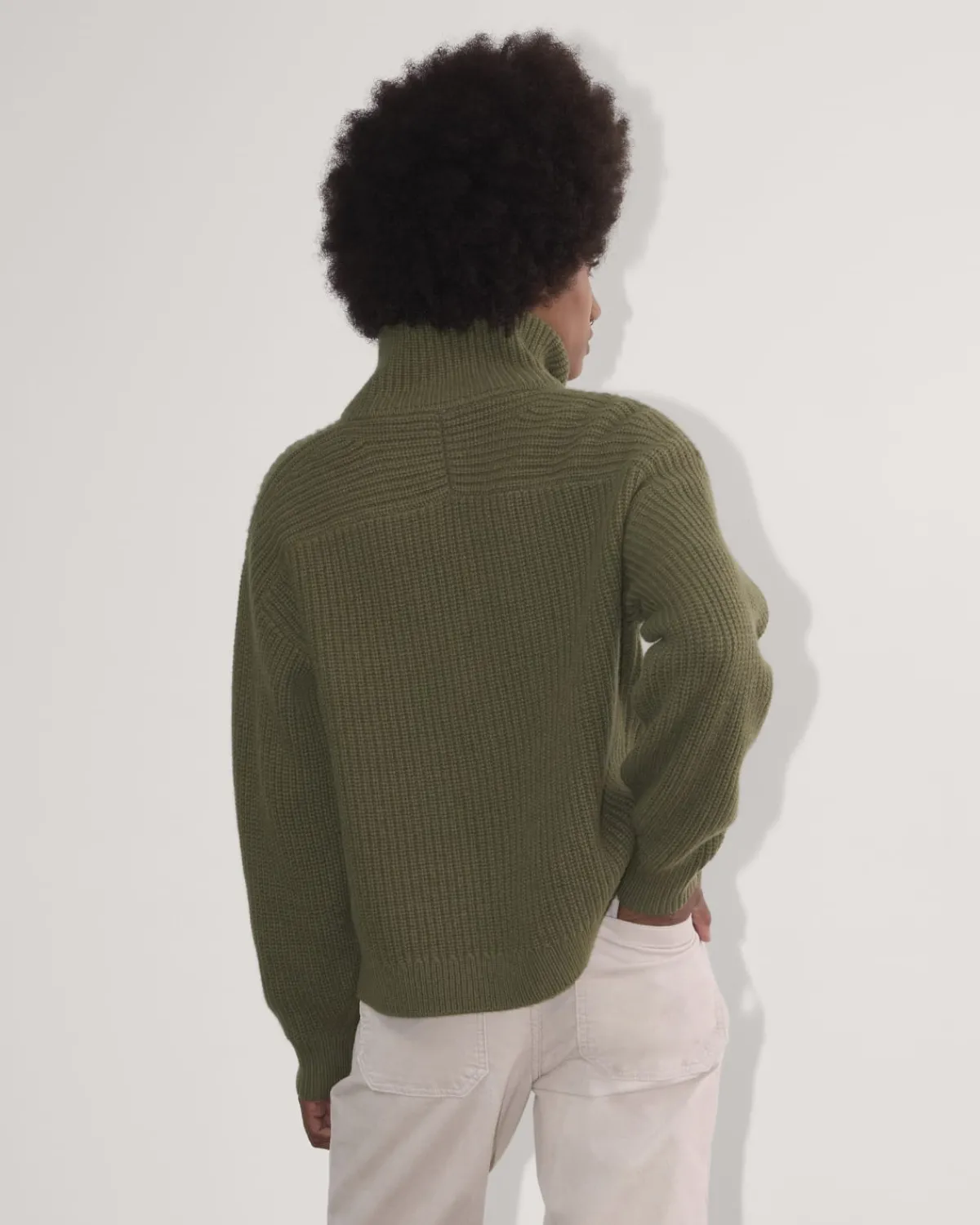 Everlane Sweaters*The Half-Zip Sweater in Luxe Merino