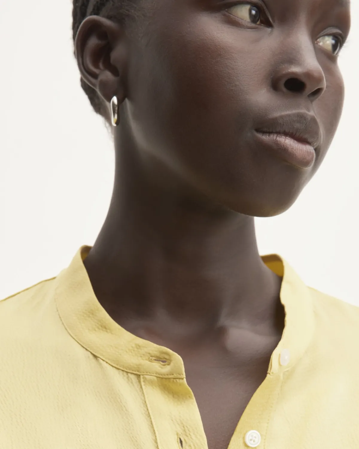 Everlane Tops*The Hammered Satin Popover Shirt